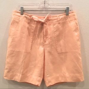 3 for $15. Liz Claiborne peach linen shorts, size 10, NWOT